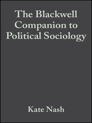 cover image of The Blackwell Companion to Political Sociology